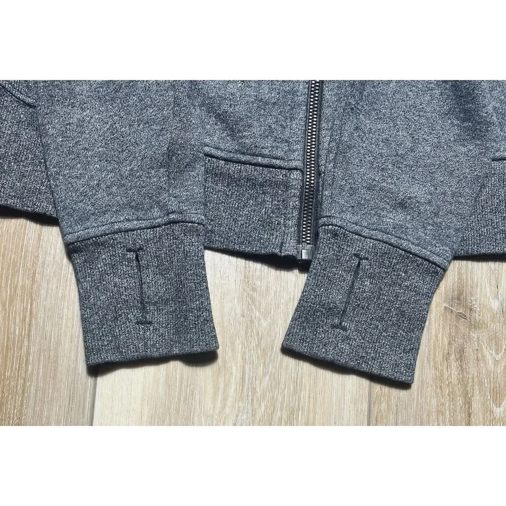 Lululemon Gray Full Zip Up Hoodie Scuba Jacket - Women Size 6 - Picture 5 of 16
